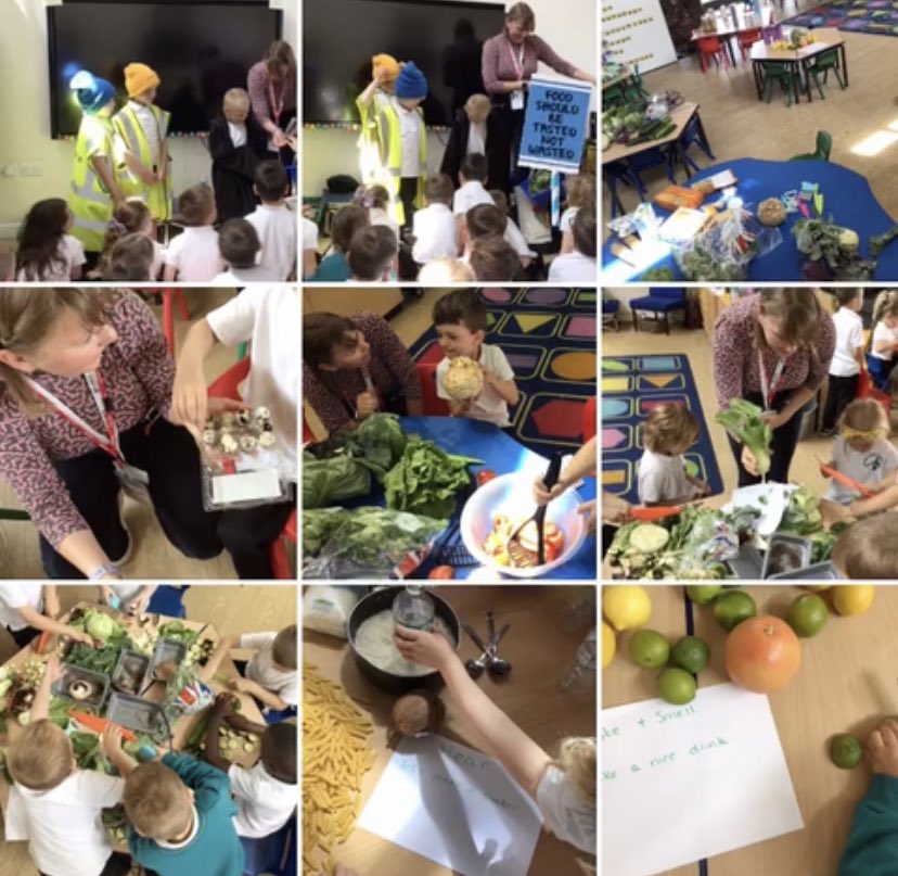 Yesterday was very special, I got the chance to speak to lots of 4&5 year olds about food poverty and food waste. The children got to chop, squeeze, smell, taste and hear the food. It was a sensory experience. Education around food from an early age is so important.