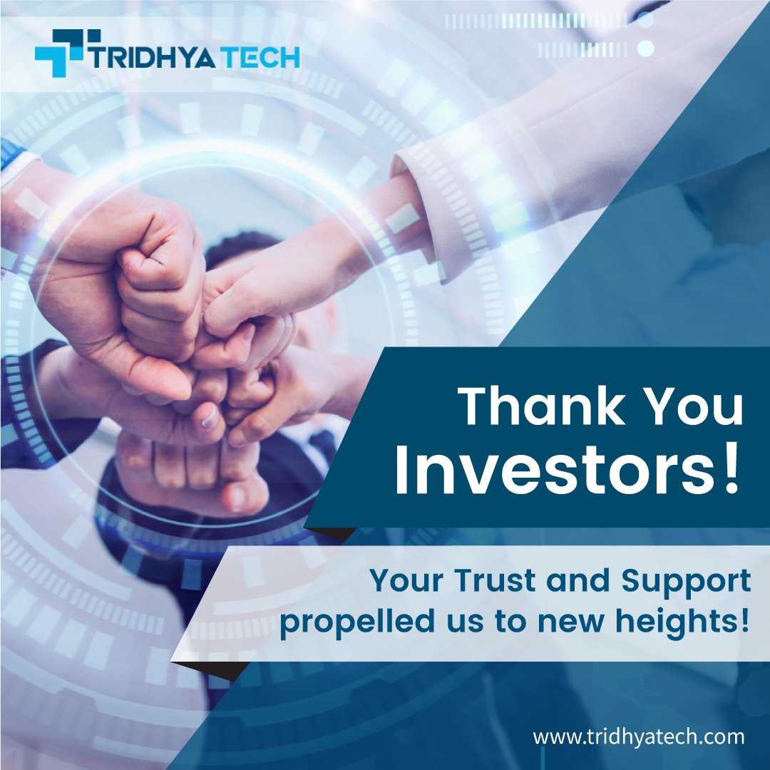 TridhyaT's tweet photo. Tridhya Tech #IPO subscribed over 72 times and received an overwhelming response. https://t.co/f4KXVulgRb

#StockMarket #stockmarketnews  #nseindia #GIFTNIFTY @ETMarkets @FinancialXpress @EconomicTimes @bsindia @businessline @moneycontrolcom @CNBCTV18News @ZeeBusiness @livemint https://t.co/3EkC7kvxRs