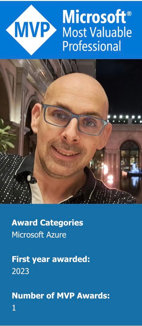 michielhamers's tweet image. Exciting news! I&apos;m thrilled to announce that I&apos;ve become a Microsoft MVP for Azure. It&apos;s a honor to be recognized for my contributions to the Azure community.
Thank you all for your invaluable support! #MicrosoftMVP #AzureCommunity lnkd.in/e8zy5ncm