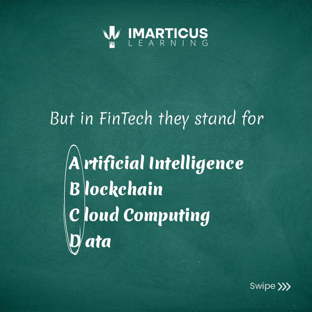 imarticus's tweet image. But, as everything else, FinTech has its own ABCD which need to be mastered.
Visit: bit.ly/3oN0MWJ

#Imarticus #ImarticusLearning #NewAgeLearning #DSB #DelhiSchoolofBusiness #PGDM #FIntech #PGDMinFintech #Fintech #Finance #CloudComputing #Cybersecurity #BSchool