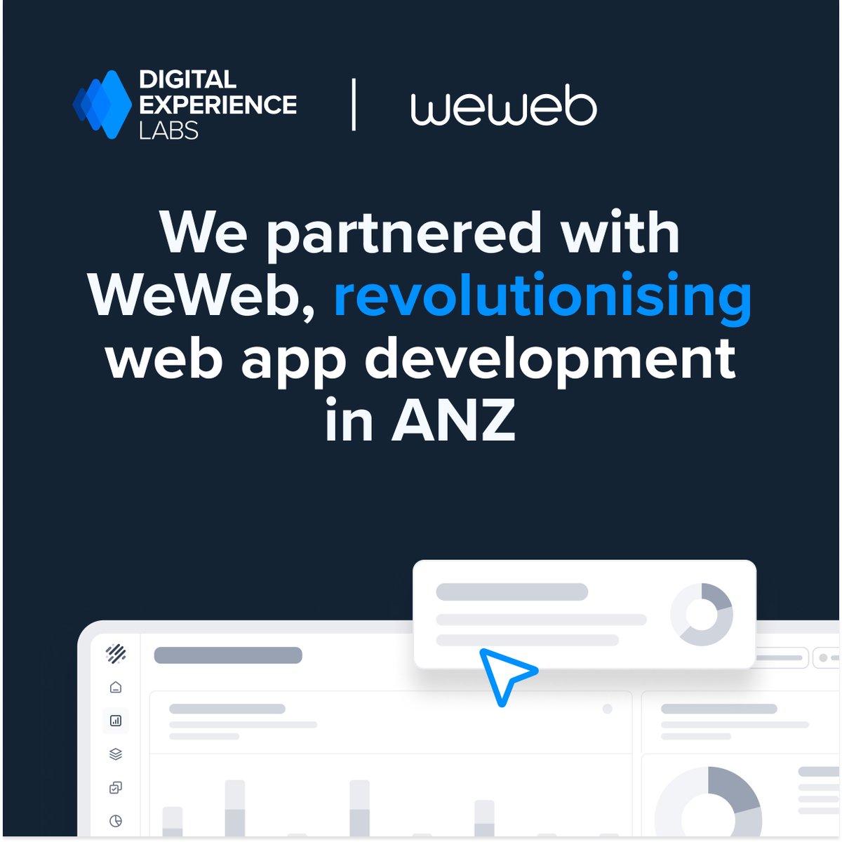 dxlabsau's tweet photo. We joined forces with @weweb_io, to revolutionise web app development in ANZ!

No-code is changing the game for businesses, with speed, agility &amp; cost savings! 💪

Read about it on Tech Business News 👉 https://t.co/zJo1aUTP6S

#NoCode #WebAppDev #DigitalTransformation https://t.co/EwEyrP3GyF
