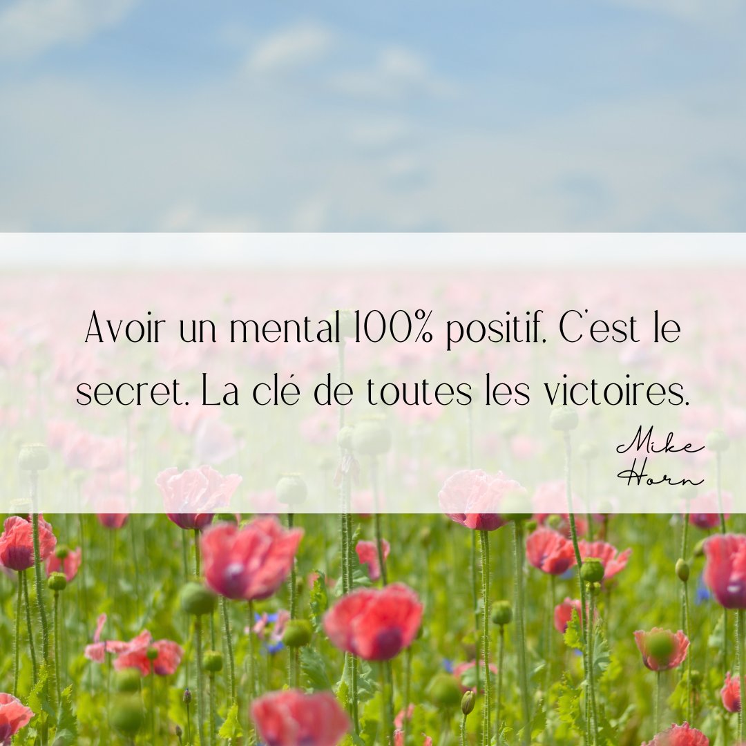 CITATION ✒

"Avoir un mental 100% positif, c'est le secret. La clé de toutes les victoires" - Mike Horn

#motivation #citation #energie #travail #volonté