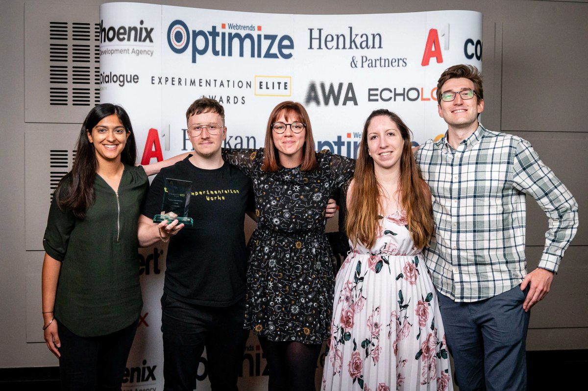 🏆 Congratulations to RS Components, winners of the #EXelite23 Awards' In-House Team of the Year! 

Well done on this well-deserved recognition! 

#ExperimentationEliteAwards #InHouseTeamOfTheYear #Congratulations #Optimisation #Innovation