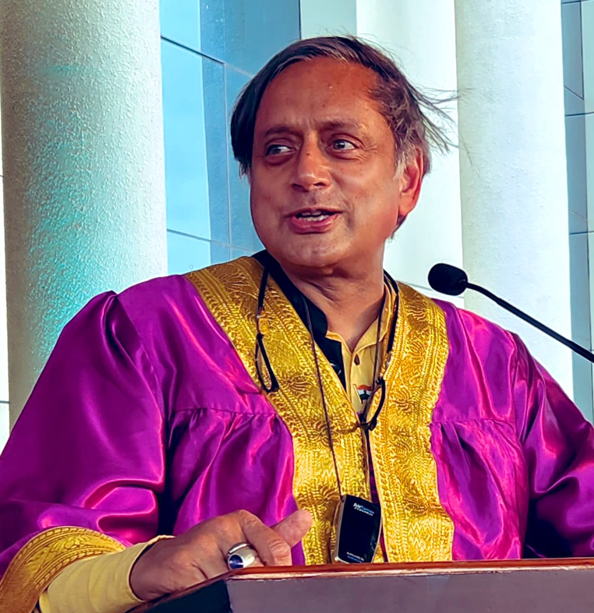 ShashiTharoor's tweet photo. As Chief Guest for the day, inaugurated &amp; addressed the Convocation of the Providence College of Engineering and Business Management @providencece in Chengannur yesterday. Gave away the graduation certificates &amp; special honours for high achievers. https://t.co/P0WA8ABqjF