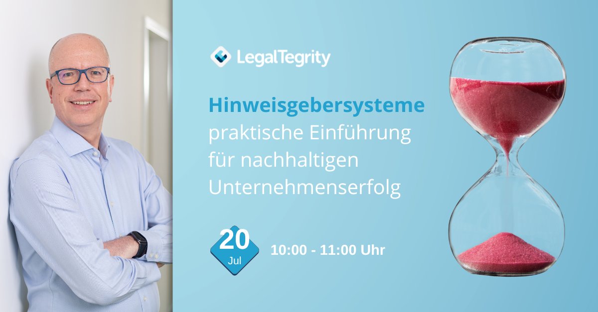 Webinar Hinweisgeberschutzgesetz am 20. Juli: Praktische Einführung im Unternehmen
neubrandenburg.ihk.de/veranstaltunge…