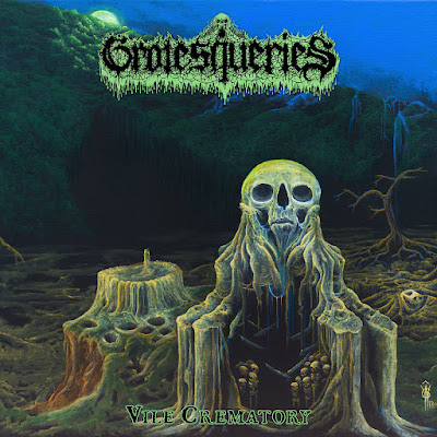 deadlystormzine's tweet photo. A coffin full of rotten bones! Dusty death metal from old cursed burial grounds! GROTESQUERIES - Vile Crematory (2023): https://t.co/Kx22XIqL9a Review soon on: https://t.co/48ppc7gR8A .@deadlystormzine #Deathmetal #grotesqueries #newalbum .@newmetalalbums1 .@orphe666 https://t.co/sN8UqjWGHk
