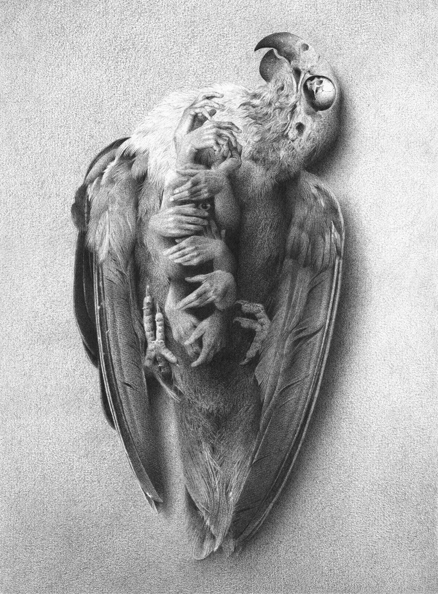 Gm 💀

‘Rebak Merebah’
My black and white piece on <a href="/SuperRare/">SuperRare</a> 

↴