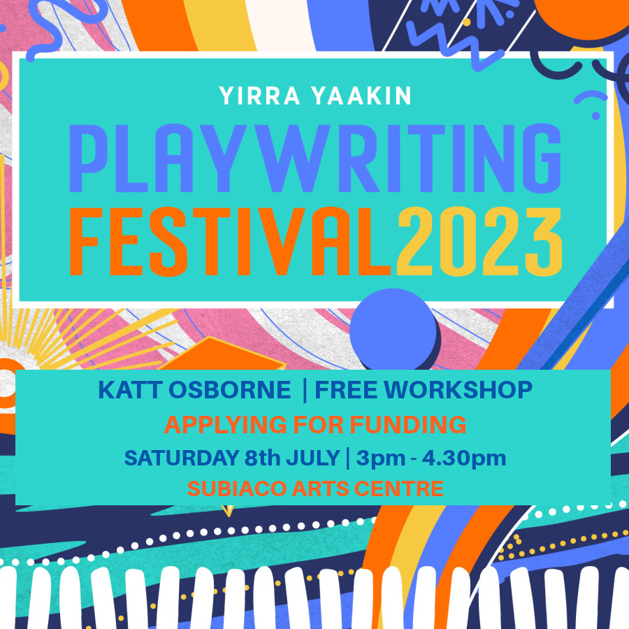 YirraYaakin (@yirrayaakin) on Twitter photo FREE WORKSHOP | Katt Osborne– Applying for Funding | Saturday 8th July, 3pm – 4.30pm | Subiaco Arts Centre
More info: yirrayaakin.com.au/production/yir…
To register please send your contact details to: marketing@yirrayaakin.com.au by 5pm, Friday 7th July.
The Blue Room Theatre <a href="/theblueroom/">The Thinkers of the Youth ✨</a> FREE WORKSHOP | Katt Osborne– Applying for Funding | Saturday 8th July, 3pm – 4.30pm | Subiaco Arts Centre
More info: yirrayaakin.com.au/production/yir…
To register please send your contact details to: marketing@yirrayaakin.com.au by 5pm, Friday 7th July.
The Blue Room Theatre <a href="/theblueroom/">The Thinkers of the Youth ✨</a>
