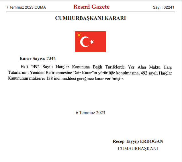 dpekonomikisler's tweet photo. Cumhurbaşkanı Kararı ile Yargı, Noter, Tapu Kadastro, Konsolosluk, Pasaport, İkamet Tezkeresi, Çalışma İzni/Muafiyeti, Vize, Tasdik, Gemi/liman, İmtiyazname, Ruhsatname, Diploma, Trafik harçlarını kapsayan 492 Sayılı Harçlar Kanununa bağlı maktu harç tutarı %50 oranında artırıldı https://t.co/Ghf2Hmk32E