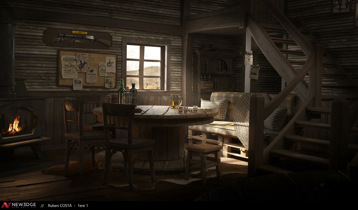 NEW3DGE's tweet photo. Great job on the environment design, from modeling to the final compositing, by our 1st-year student Ruben Costa. 
Congratulations, Ruben! 

#new3dge #artschool #environmentdesign #envirodesign #artwork #studentwork https://t.co/gTOTteqNLv