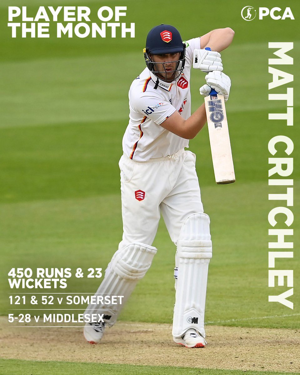 PCA's tweet photo. 📊 The closest POTM votes this year! 

🙌 The public have decided the PCA Players of the Month: 

🦅 Matt Critchley 
⭐️ Bryony Smith 

Read their reaction here: https://t.co/d4Gr5twCOn https://t.co/nLxUQE42BB