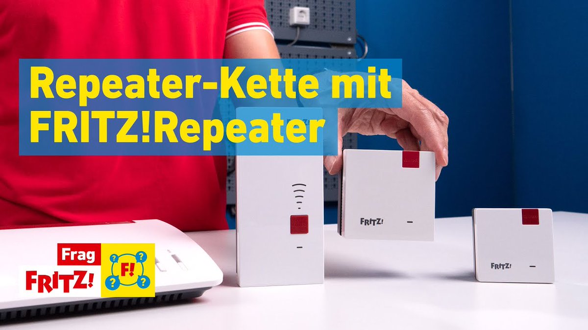 fritz_com_ch's tweet image. Wusstet ihr, dass ihr im #Mesh mehrere #Repeater in Reihe schalten könnt? 🔗Damit könnt ihr euer #WLAN ganz nach Bedarf in eine bestimmte Richtung erweitern. Unser Gordon erklärt, wie ihr mehrere FRITZ!Repeater in Reihe zu einer Kette schaltet. 📺👉 youtube.com/watch?v=3pD1kF…