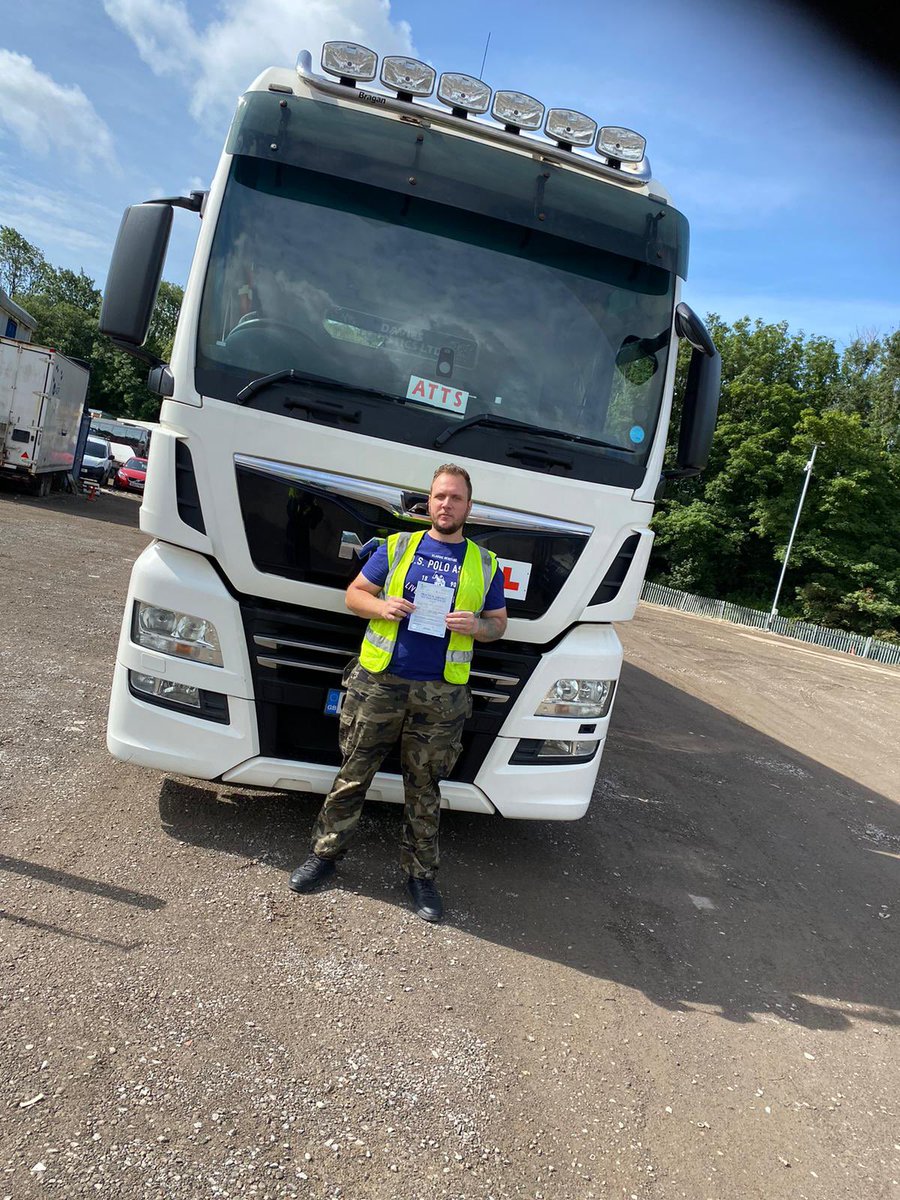 ⭐️ PASS ⭐️ 

Congratulations to Mihai on passing your test 👏 

You were a pleasure to teach and we wish you all the best for the future 🚛 

Shout out to trainers Colin and Pavo… massive thanks 👏 

#transport #drivertraining #hgv #training #ATTStraining
