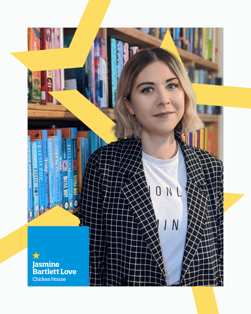 Congratulations to @chickenhsebooks' head of marketing, @jazzbartlett! #BooksellerRisingStars