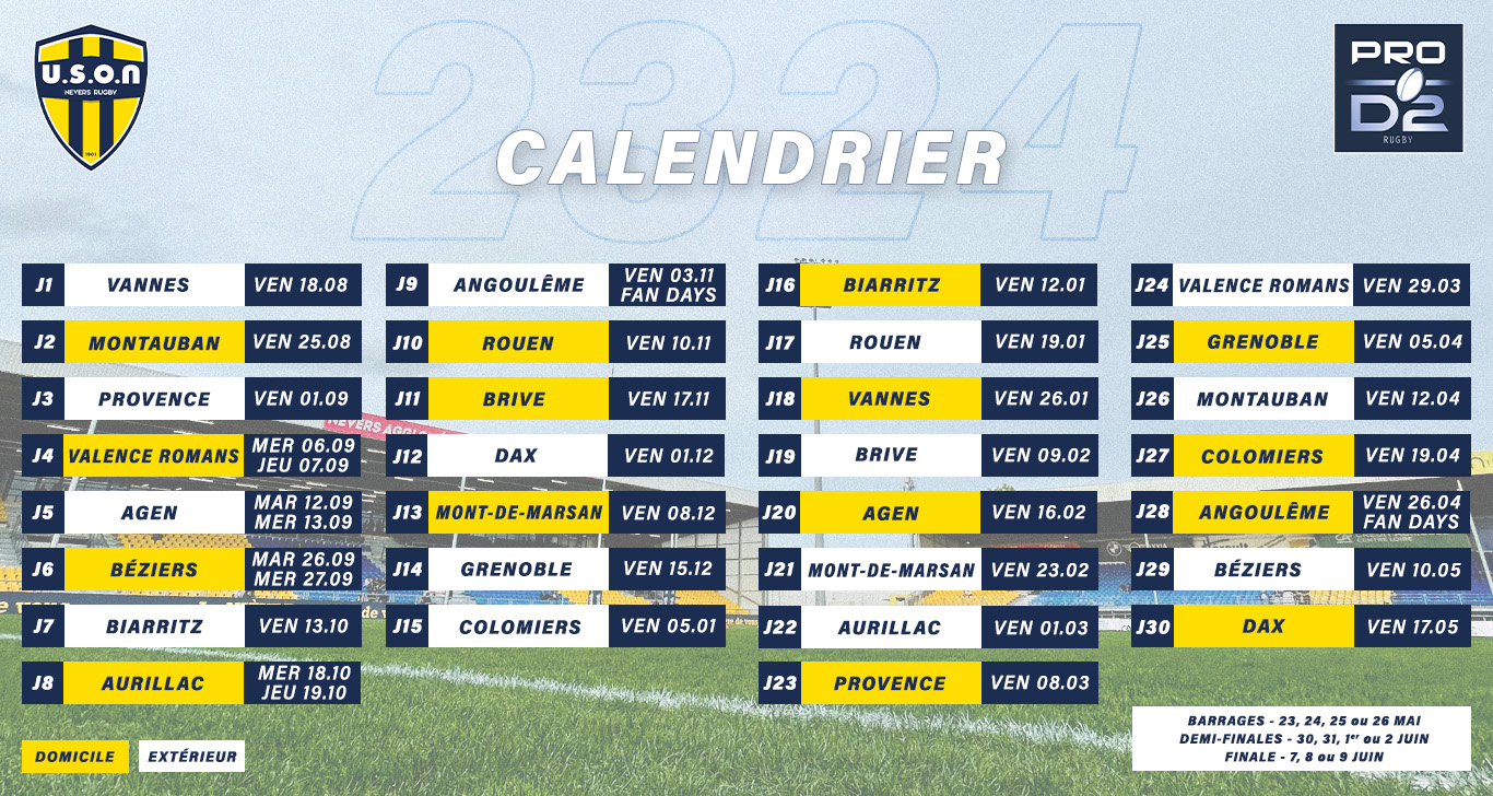 USON NEVERS RUGBY on Twitter "📲 À vos captures d’écran ! 🔥 Voici le
