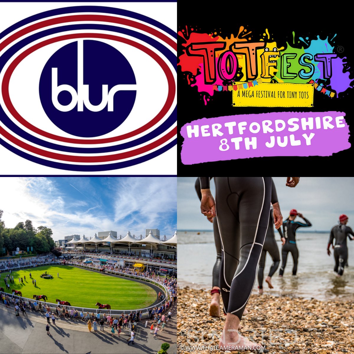 Our busy weekend starts today.
Sandown Racecourse coral eclipse. 🐎
TOTFest Hertfordshire
Southend triathlon 🥽
Blur Wembley 🎶
#staysafe
#Excellenceasstandard