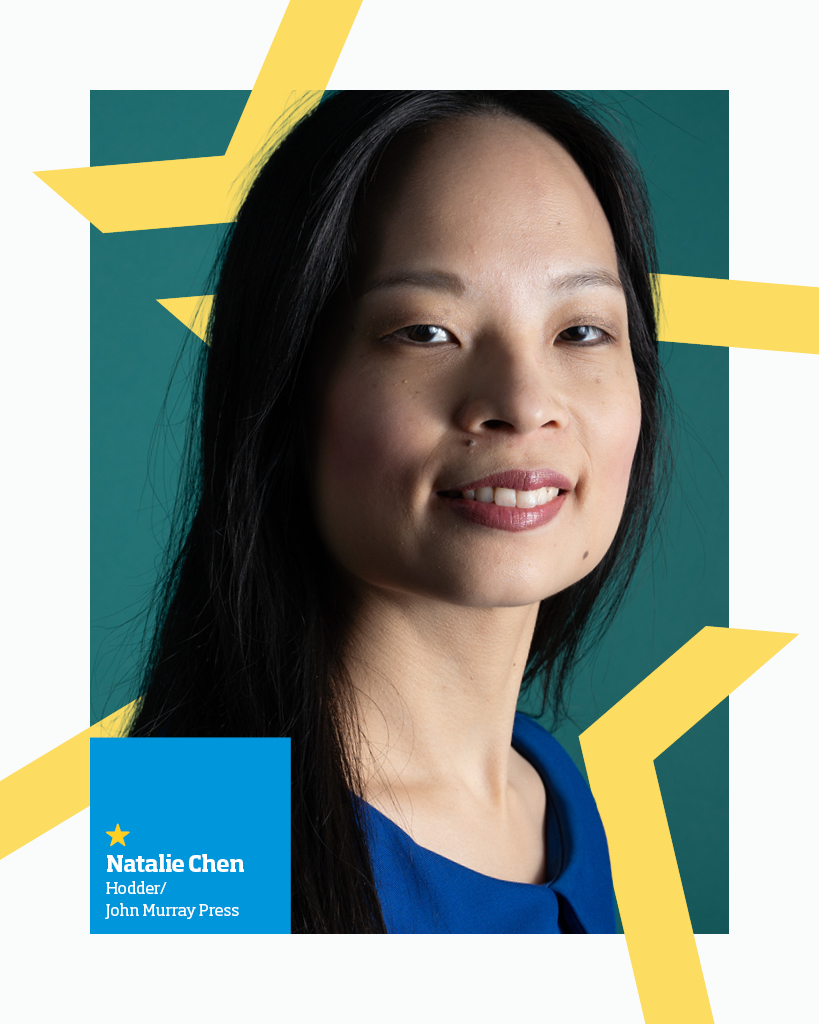 Congratulations to Natalie Chen, senior designer at @HodderBooks and @johnmurrays! #BooksellerRisingStars