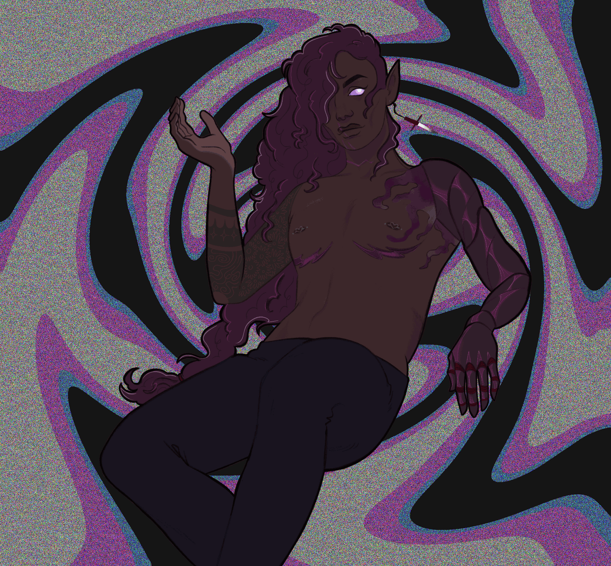 my first attack this year was friendly fire oops but 4 <a href="/fifthblight/">BOBEY @ commissions</a> bc there's nothing i love more than rudolph van richten's boyfriends