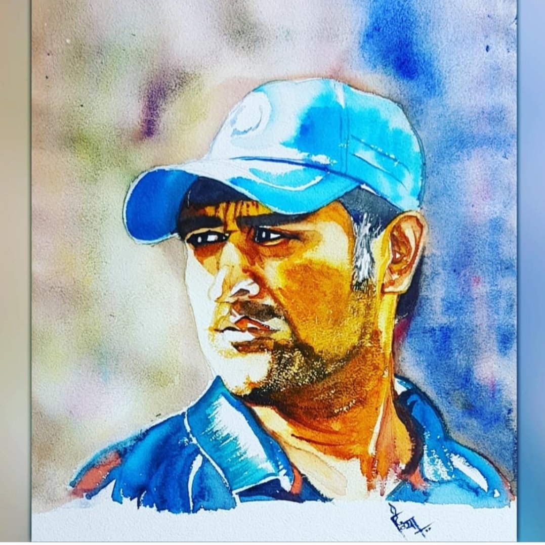DivyaSuratkal's tweet photo. Happy birthday Mahi !
#mahi #threadapp #DhoniBirthday #Dhonifan #MSDhoni #MSDhoni𓃵 #mypainting https://t.co/ffTFpO8P0u