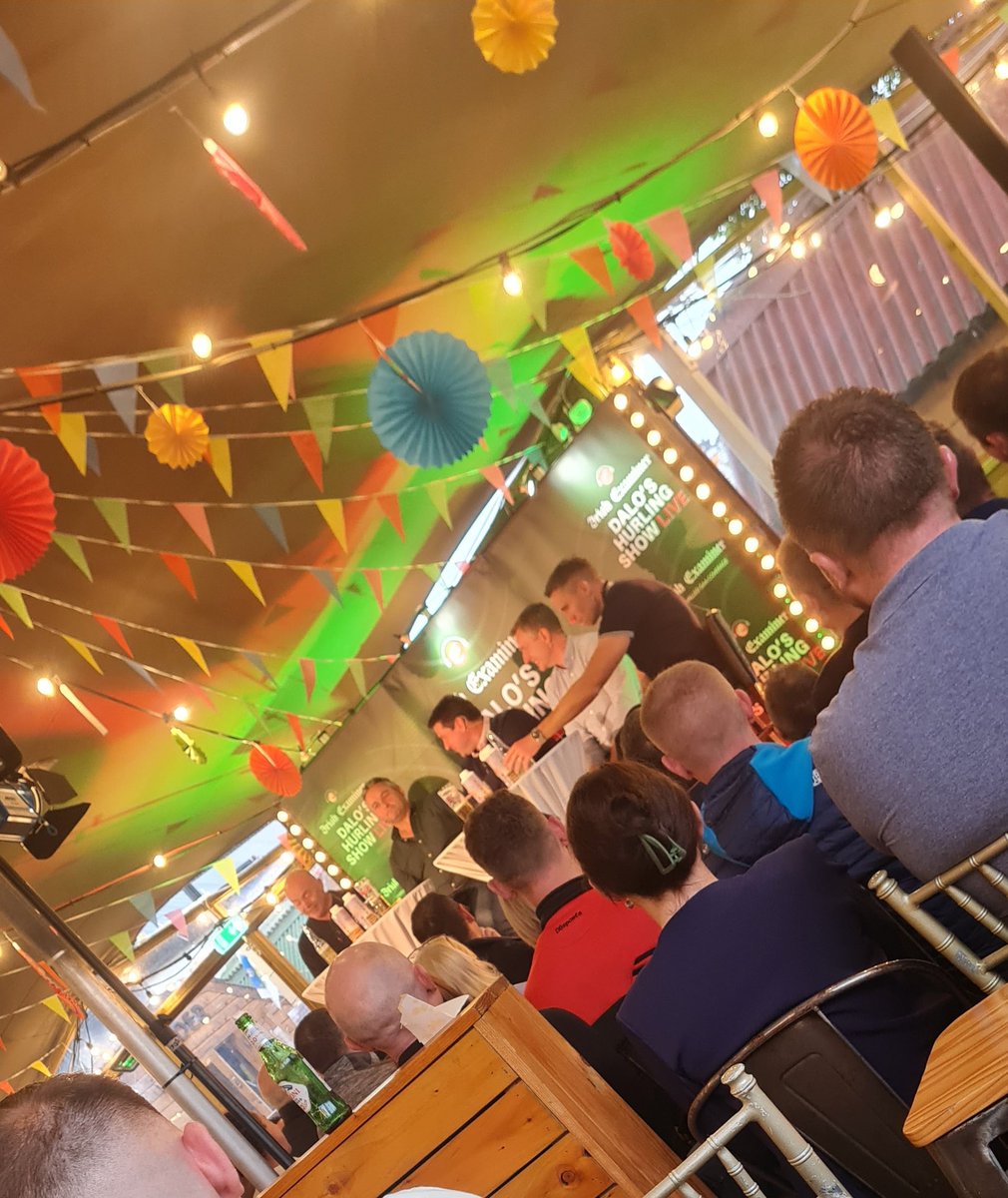 Mighty craic and torrential rain last night at <a href="/DaloAnto/">Anthony Daly</a> Podcast in The Woodlands. Im sure The Park is available in 2 weeks time for the next one🙌 <a href="/RyanLarry/">Larry Ryan</a>