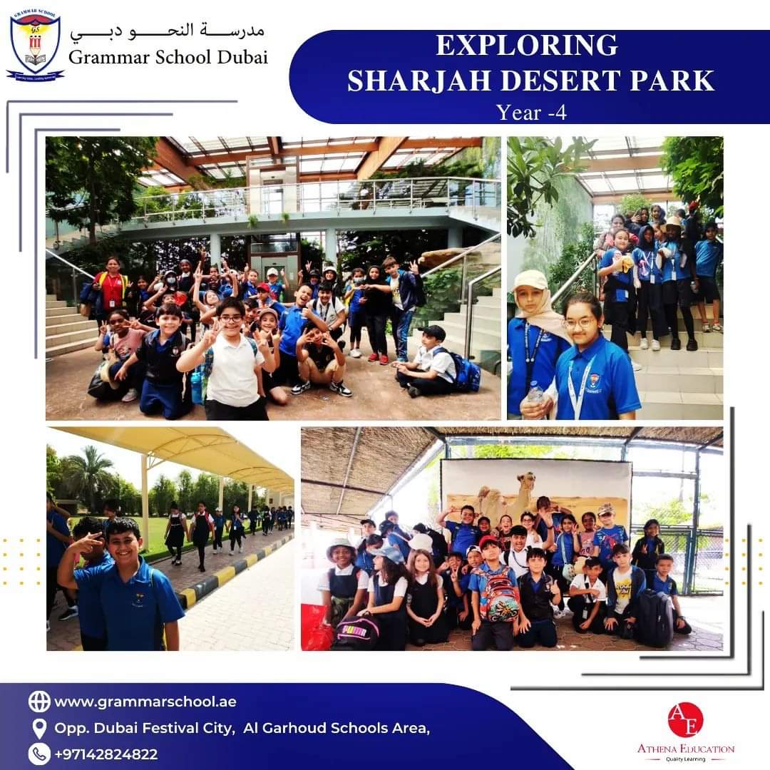 Students of Year 4 are Exploring Sharjah desert park.
#students #explore #deser #park #dubaipark #grammarschooldubai #athenaeducationuae