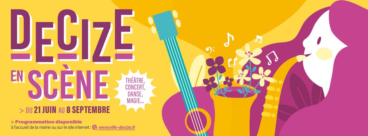 koikispass's tweet photo. 💃Vendredi 7 et samedi 8 juillet 2023 : #decizeenscène - Scènes d'été
+ d'infos ➡️https://t.co/ON0eb2w9dw
#decize #musique #festival #koikispass #nievre #nevers https://t.co/xe2pB7zCGJ