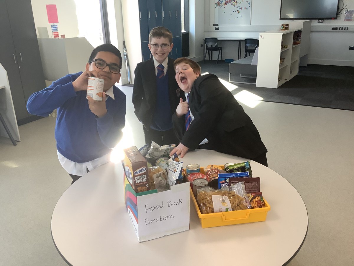 WhitmoreBase's tweet photo. We have been collecting food bank donations this week and the students and their families have been so generous! Thanks to everyone who donated 🤗and @MrsDancerDixon7 for organising! @WHSdog @WhitmoreHigh https://t.co/wKo9q4qF1A