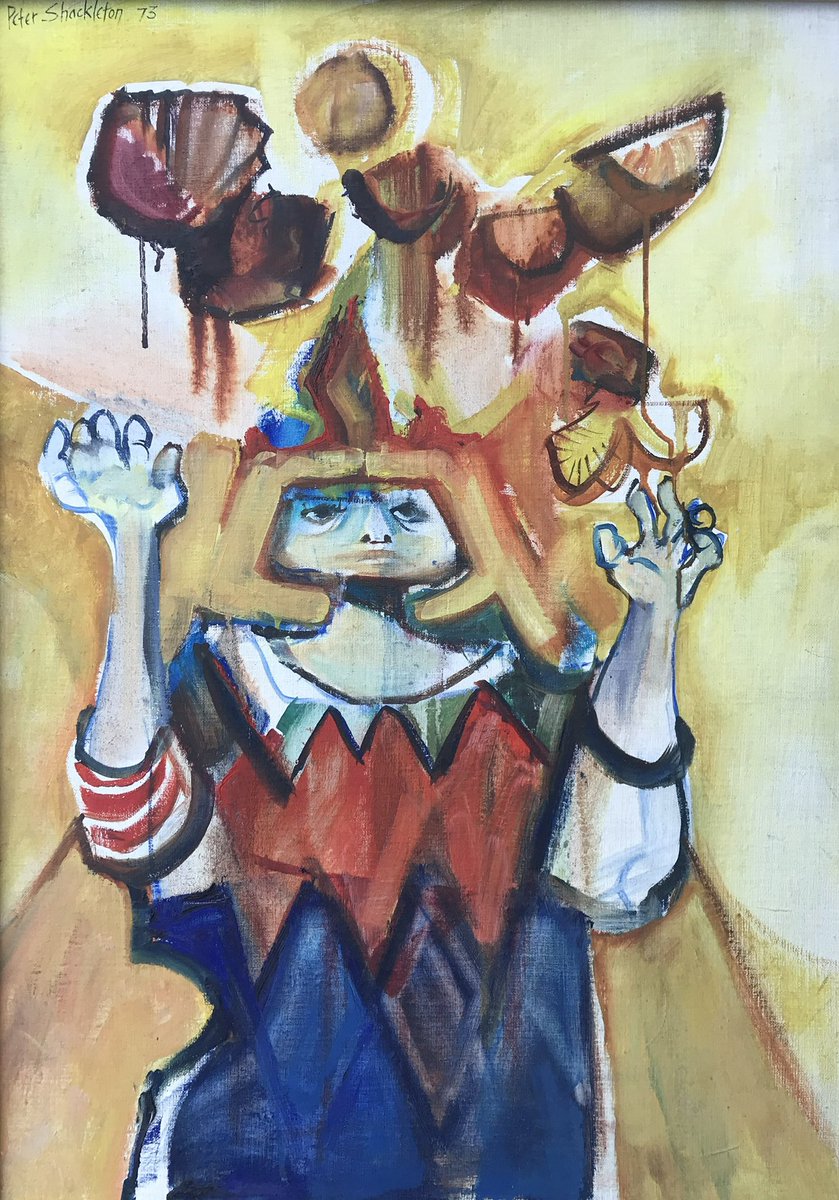 der_haroutunian's tweet photo. NEW IN THE GALLERY!
Peter Shackleton (1933-2022)
‘Juggler in Autumn’ dated 1973
30” (H) x 21.5” (W)
Oil on Board
£1700
#petershackleton #juggler #autumn #derharoutuniangallery #artgallery #art #artist #painting #oilpainting #modernart #modernbritishart #twentiethcenturyart https://t.co/67hjSrTih2
