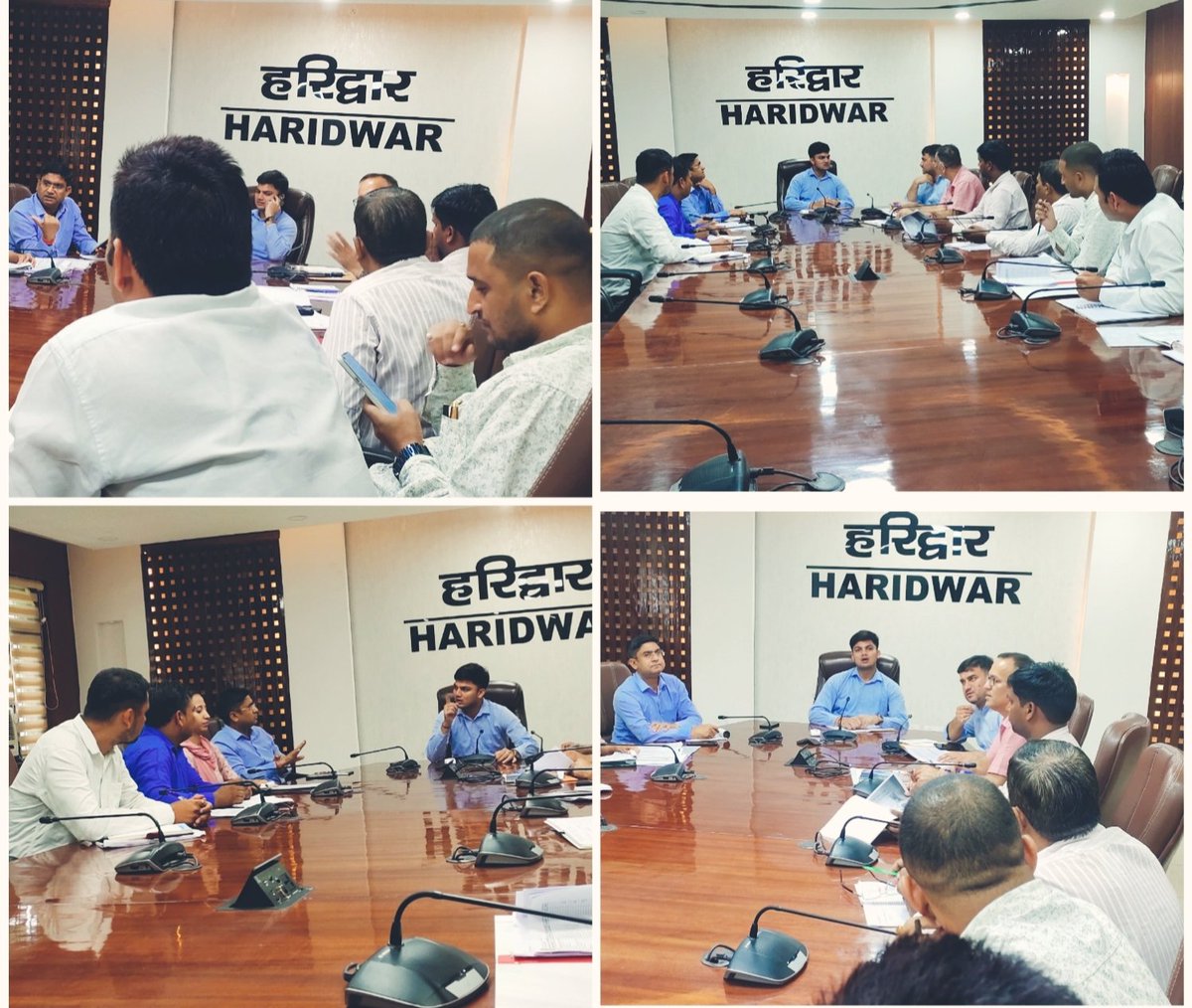 GramotthanHRD's tweet photo. Today, on 07-07-23 at Vikas Bhawan Haridwar, under the chairmanship of #CDO Sir @, a meeting was held with all the #Line_Departments regarding #Bee_Keeping #training, #processing_units, & outlets in Laldhang under Bahadrabad Block, in which #REAP district team also participated. https://t.co/6N3dS4GflK