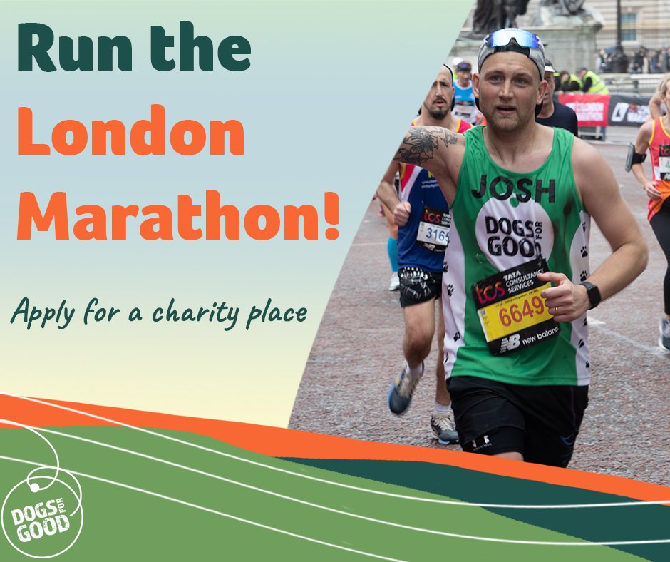 DogsForGoodUK's tweet photo. Did you miss out on a place in the @LondonMarathon ballot? If so, weโd love for you to join #TeamDFG on the 21st of April 2024. We have charity marathon places available!
Apply here: https://t.co/Plv6khgBLx
#LondonMarathon https://t.co/iDtAVTbUv1