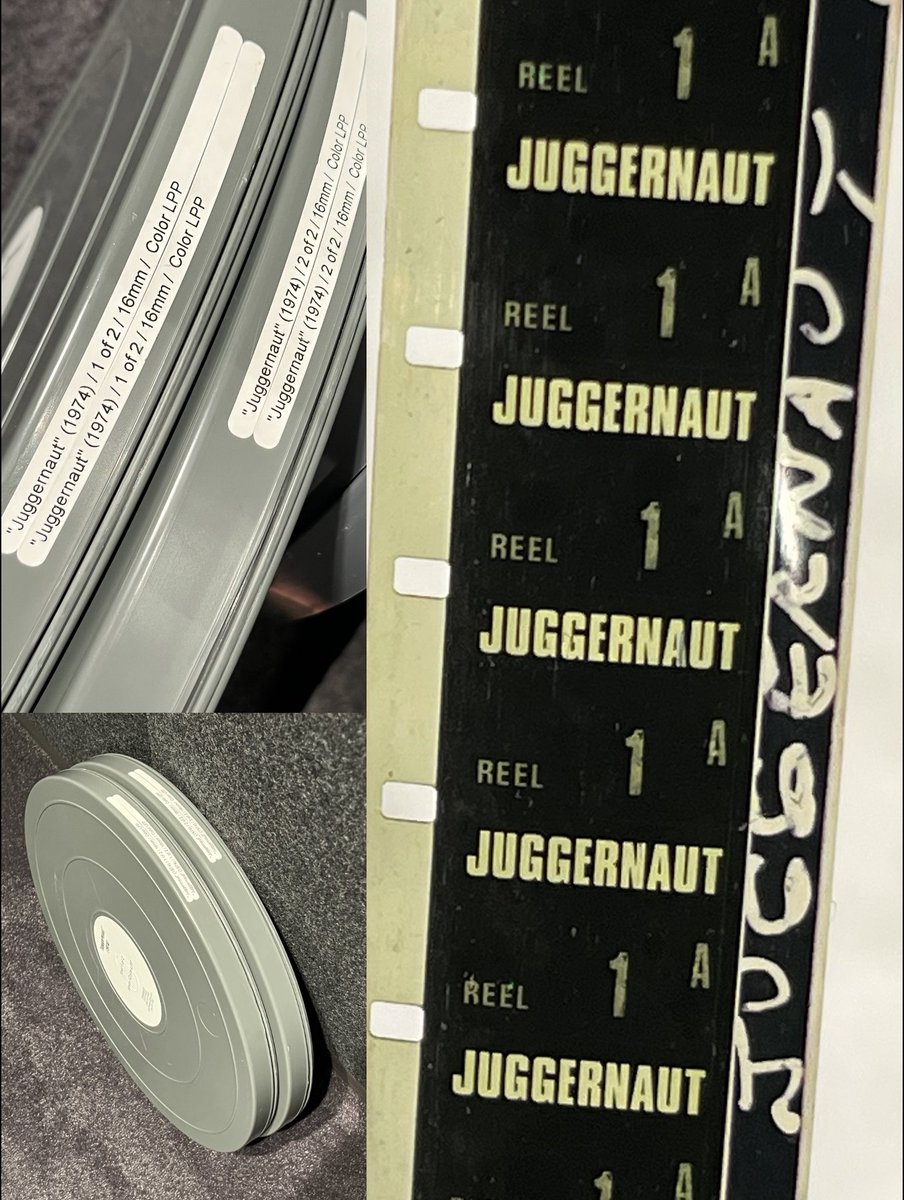 Lost Reels (@lostreelsuk) on Twitter photo Only seen JUGGERNAUT (1974) on <a href="/TalkingPicsTV/">Talking Pictures TV</a>? Preparing our gorgeous low-fade colour #16mm print - line, splice, and speckle-free - for our Aug 19th screening <a href="/CinemaMuseum/">The Cinema Museum</a>! Don’t miss the opportunity to see this classic - on celluloid on the big screen! tinyurl.com/2p88mcyn Only seen JUGGERNAUT (1974) on <a href="/TalkingPicsTV/">Talking Pictures TV</a>? Preparing our gorgeous low-fade colour #16mm print - line, splice, and speckle-free - for our Aug 19th screening <a href="/CinemaMuseum/">The Cinema Museum</a>! Don’t miss the opportunity to see this classic - on celluloid on the big screen! tinyurl.com/2p88mcyn