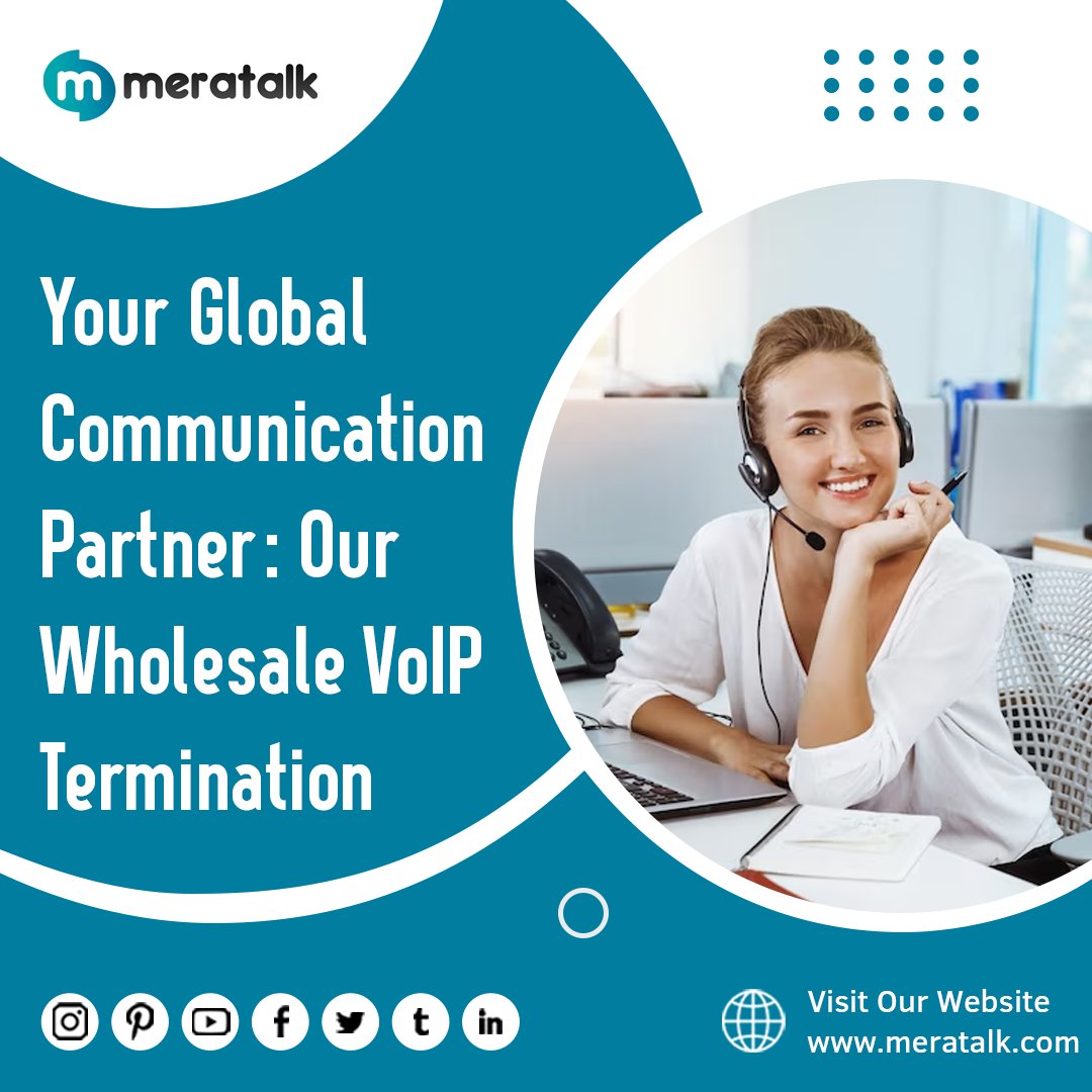 Let us be your #communication catalyst with our efficient and cost-effective Wholesale VoIP Termination services. #Experience the world of #highquality, seamless, and affordable #telecommunication with us.

For more info : meratalk.com/wholesale-voip…

#TelecomPartner #VoIPServices