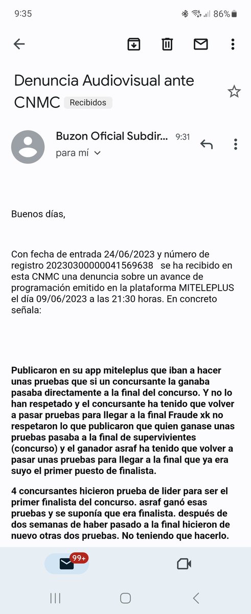 Larosaplena's tweet photo. Oleee y oleeeee en la CNMC han admitido mi denuncia por el fraude de la inmunidad de @Asrafmodel y que cambiasen el proceso en el concurso. Tengo que mandar que cadena lo hizo jajajajajajajaja https://t.co/xbYb4t2IHh