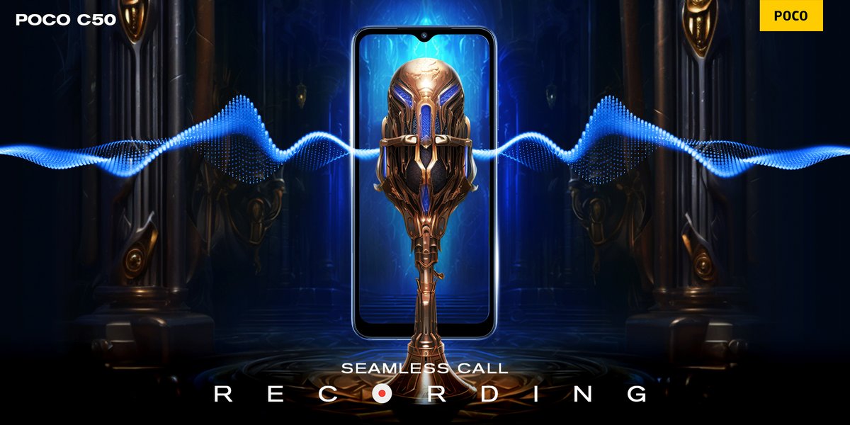 IndiaPOCO's tweet photo. Recording calls Sounds like crazy fun with the MIUI dialer on the POCO C50. 🤙😈
Get it now 👉https://t.co/adXDFBRz00 from
@flipkart.
#GetSmart #POCOC50 https://t.co/dTILeUV1iK