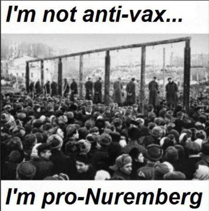 Covid 💉 Pushers need to be held accountable.

#CrimesAgainstHumanity #NurembergTrialsForCovid