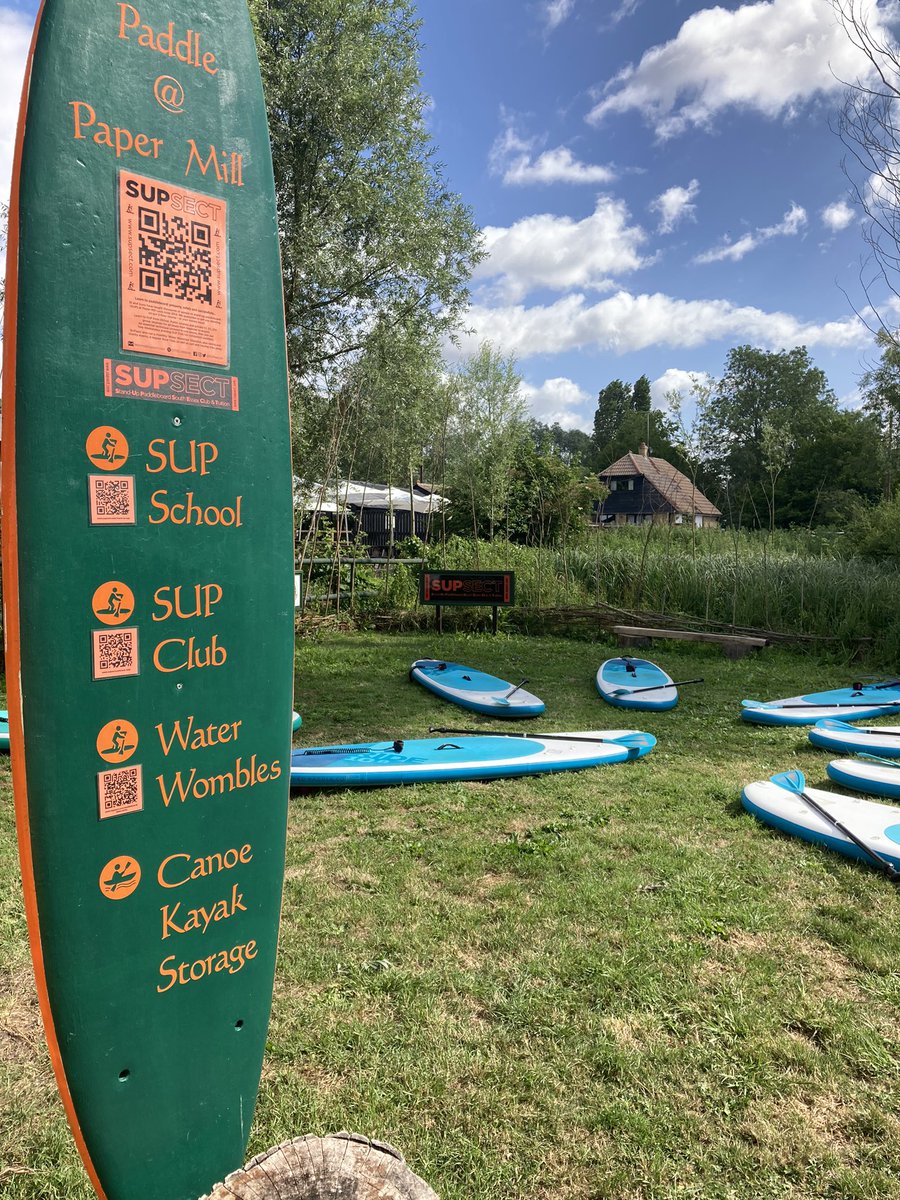 SUPsectUK's tweet photo. Ready to rock at Paper Mill Lock … and we’ve just released our August SUP school schedule, so lessons are available to book now via https://t.co/cAwiAQKKjJ https://t.co/uWkjO5DsGC