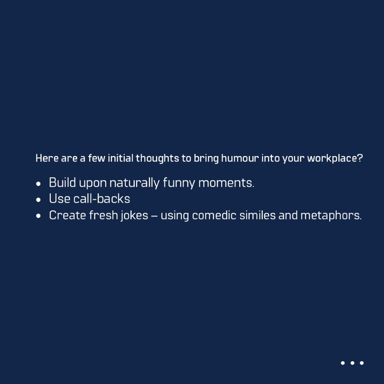 DatarGroup's tweet photo. Humour, the secret weapon for a happier and more engaged Workplace! 
.
.
.
.
.
#dssg #dssggroup https://t.co/PT9KOVKNbB