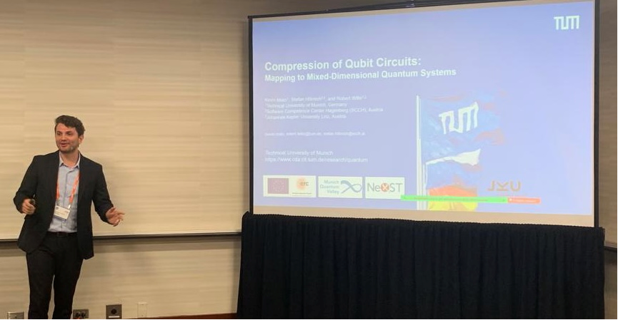 rbrtwll's tweet image. Qudits (multi-valued qubits) are still significantly under-appreciated in #QuantumComputing. At IEEE #QSW, Kevin Mato presents a circuit compression method that may help further unleashing the potential of high-dimensional quantum systems.

Have a look:
cda.cit.tum.de/files/eda/2023…