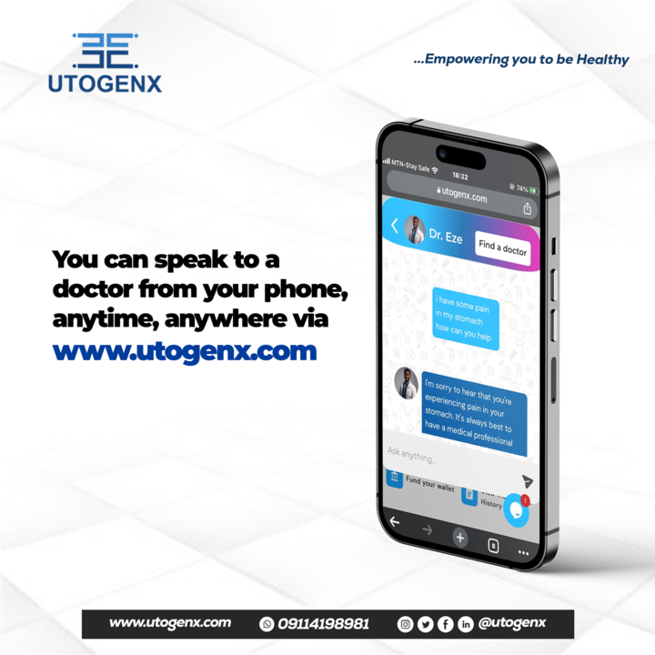 utogenx's tweet photo. Have you checked your weight recently? When was the last time?
Did you know that a change in weight can be an indicator of an underlying health condition?
Drop your answers in the comments.
#nigerianbrand #utogenx #startupfairy #artificialintelligence #hospitals #nigerianvendors https://t.co/DzgAKdEhTv
