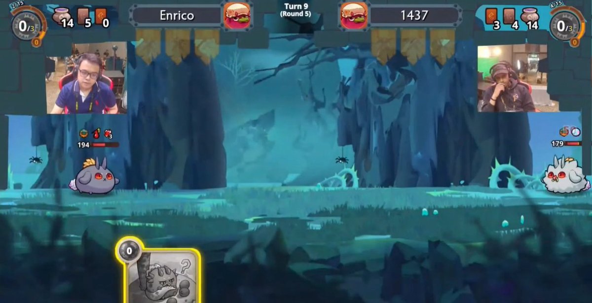 LSL_GG's tweet photo. It's @hs_enrico and @1437_MT8 's turn! Who will make it to the end in #LSLS5?

@EsportsAxie @gmvn_official 

#LSLS5GuildRush https://t.co/Mwq5CP2HaW