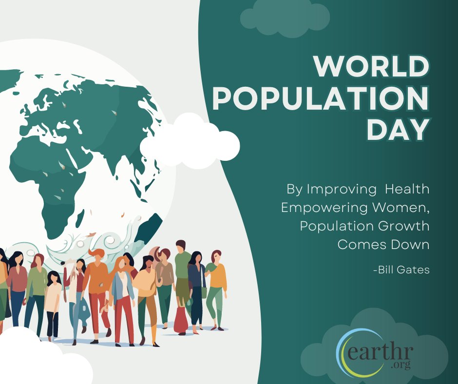 EarthrOrg's tweet photo. 👨‍👩‍👧‍👦🌎Empowering women is the key to reducing population growth and creating a brighter future. Let's invest in education, health, and equal opportunities to empower women worldwide. 

#worldpopulationday #genderequity #sustainable #Sustainability https://t.co/1x0ol5IvoK