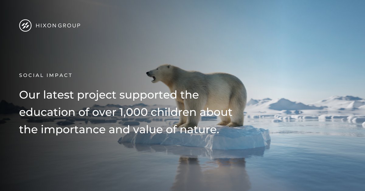 Our latest social impact project has supported the education of over 1,000 children about the importance and value of nature. Help us on our journey and plant a tree in our forest: ecologi.com/hixongroup