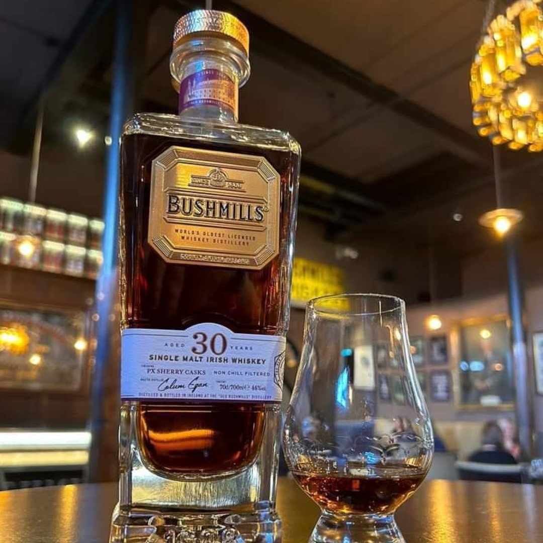 Discover the captivating story behind our extraordinary Bushmills 30 Year Old Single Malt. Crafted with precision and expertise, it's a sensory delight. 🎉🥃​

Learn More Now: bushmills.eu/whiskeys/30-ye… ​

📸 World of Whiskey UK ​

#Bushmills #Whiskey #DrinkResponsibly