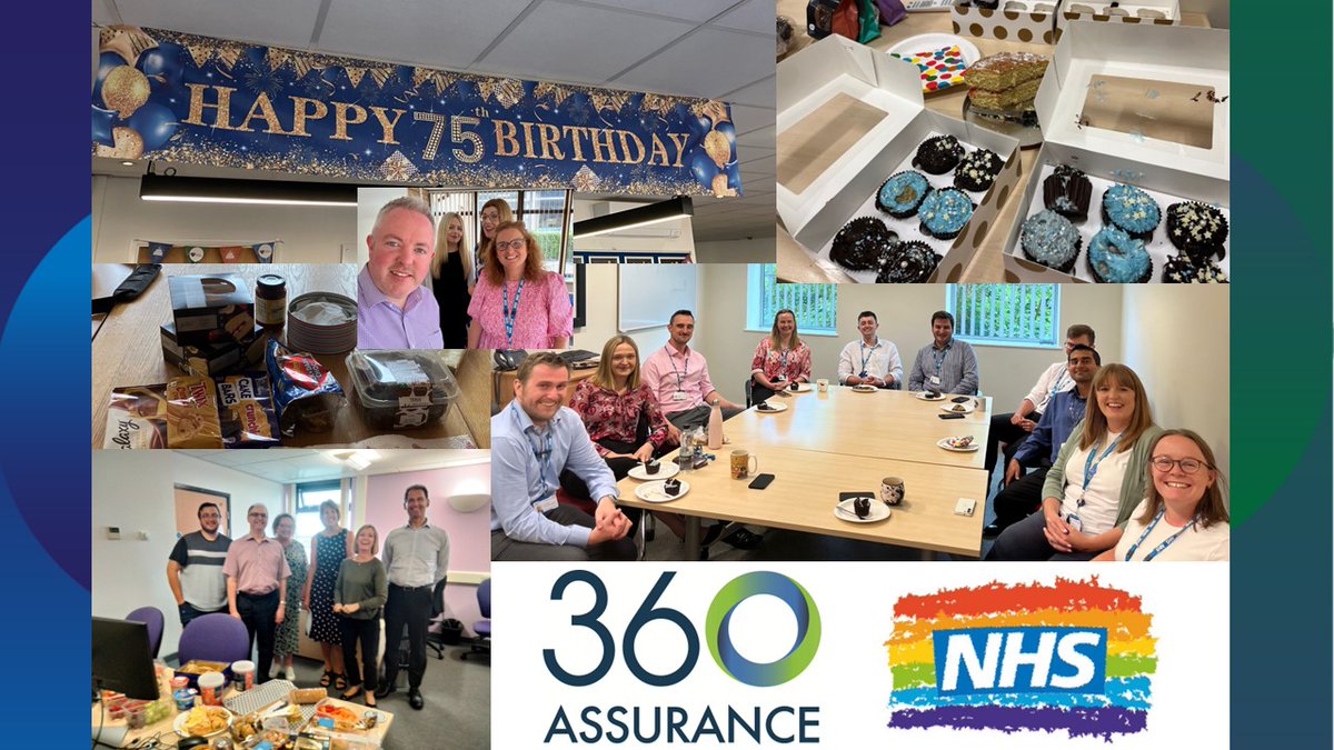 Staff across our offices celebrating 75 years of the NHS with #NHSBigTea. #NHS75
