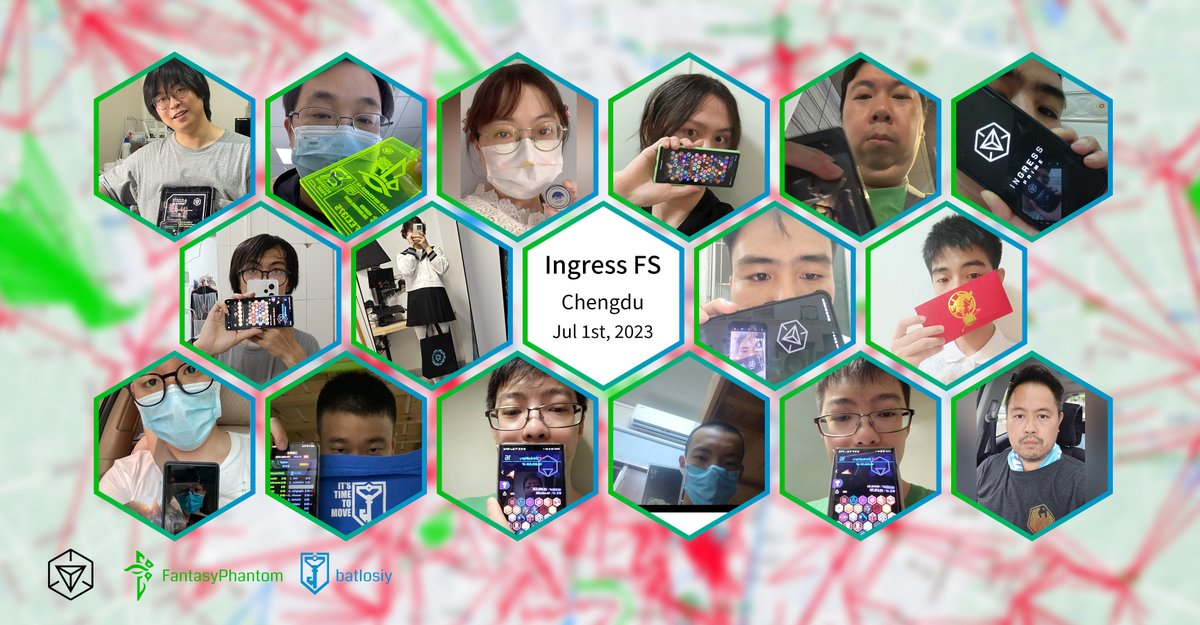 skimige's tweet photo. IngressFS @ Chengdu, July, 2023!
Thank you for joining us!
ENL Leader: FantasyPhantom; RES Leader: batlosiy
#IngressFS #IngressFSAtHome #IFSAtHome https://t.co/aPYYe17uoc