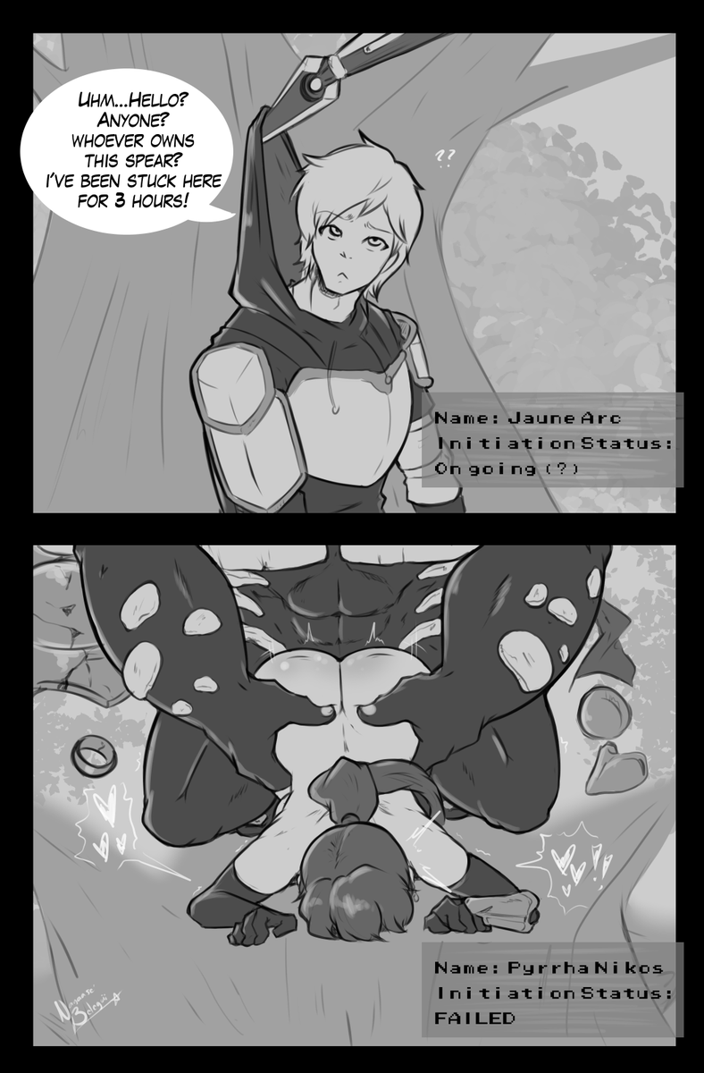 Nayaa_NSFW's tweet photo. 4 RWBY 2koma!
Ft Grimm Oyakodon x2, Ilia getting Winchester'd and Pyrrha's new Destiny https://t.co/RDQsNrLsHj
