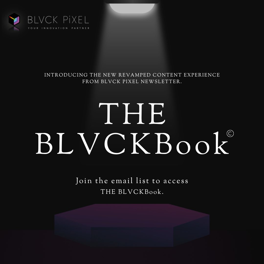 📢 Attention, Digital Innovators! 🚀

Introducing BLVCKBook, your go-to resource for digital innovation insights, expert perspectives, and exclusive content! 

Sign up now: bit.ly/BLVCKBook 

#BLVCKPiXEL #BLVCKBook #DigitalInnovation
