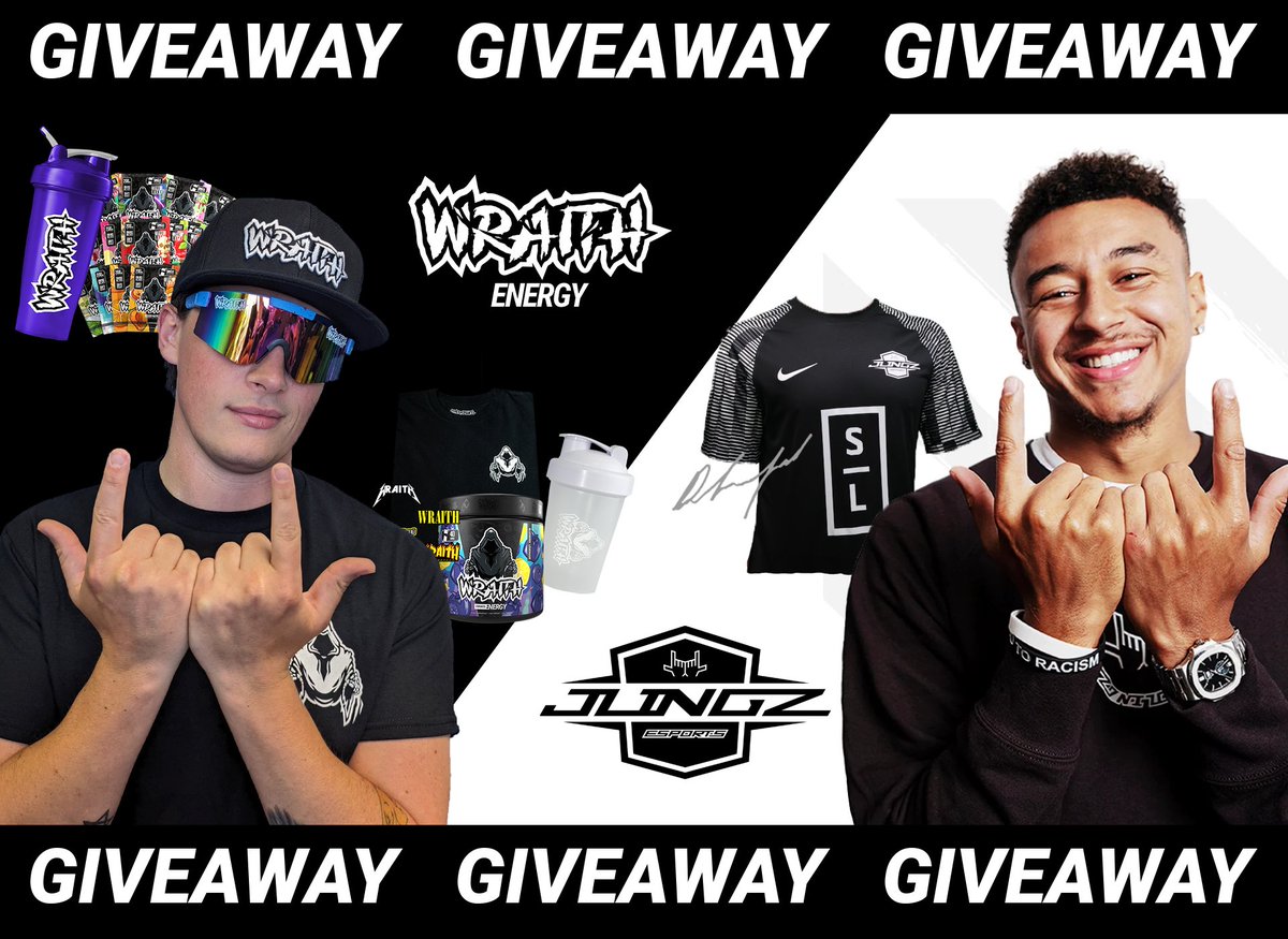 WraithEnergy's tweet image. 🚨Mega Giveaway! Wraith x @JLINGZesports 

WIN:
👕 @JesseLingard Signed JLINGZ Jersey
🕶️Unreleased Wraith Scopes 1.0
📦Wraith® Energy Wraith Crate
⚡️Wraith® Energy Tallboi Bundle

🔥Loads of ways to enter online and in person including:

➡️Follow @JLINGZesports and @WraithEnergy…