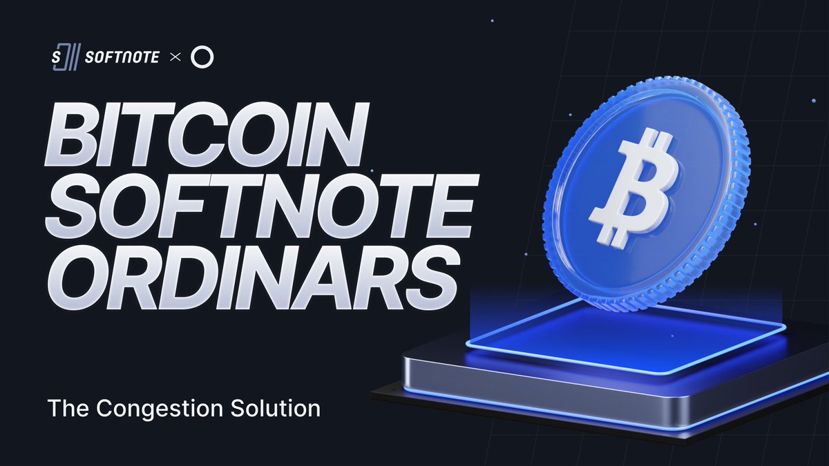 tectumsocial's tweet image. 📢 Huge Development Announcement! Introducing Bitcoin Ordinal Softnotes by Tectum! Let&apos;s dive into this game-changing solution that tackles the challenges of BTC Ordinals. 

#Bitcoin #Ordinals #Softnotes