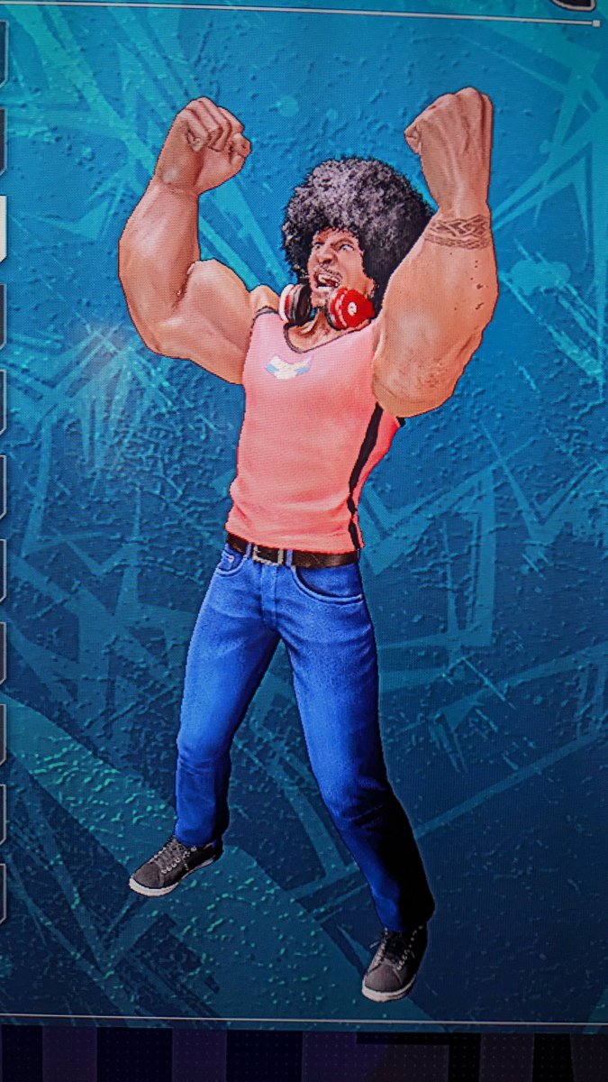 Safeq10's tweet photo. Street fighter character creator is frickin' awesome! I made Ludacris when he was all like "Get Back"! Now I'm just looking for some Timbs to complete the look. https://t.co/35XgB8uNvH